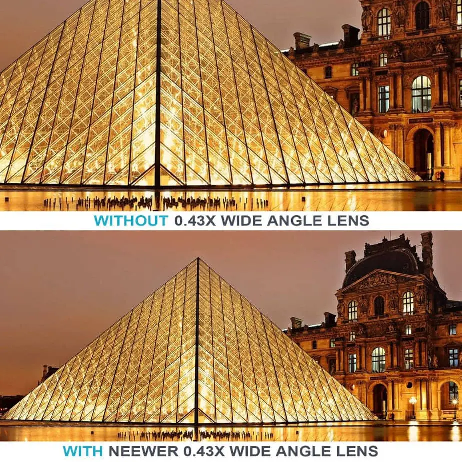 comparing wide angle lens
