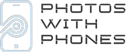 photos with phones logo
