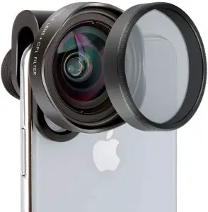 ULANZI 16mm Wide Angle Phone Camera Lens w CPL Filter Universal mount